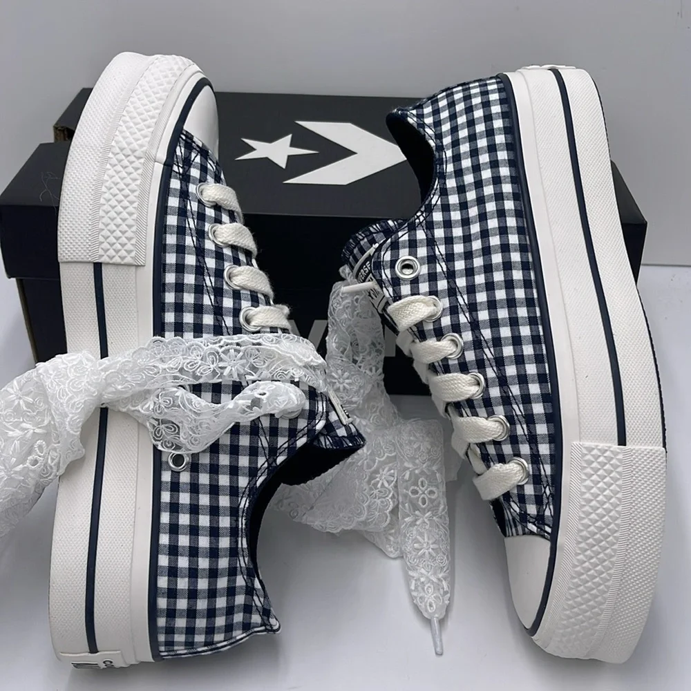 Converse WMNS CTAS Lift OX Sneakers Platform A13664C CTAS LIFT OX OBSIDIAN/WHITE